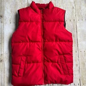 Vibrant Red Puffer Vest